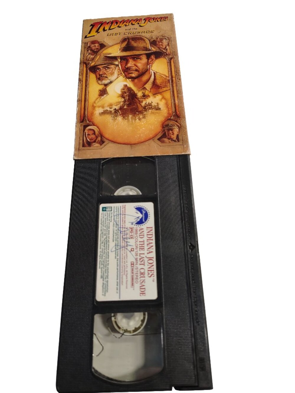 (1989) Indiana Jones And The Last Crusade Rated PG-13 Adventure/Action VHS Tape